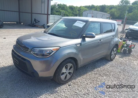 2014 Kia Soul z USA, uszkodzony, nr VIN KNDJN2A25E7102121